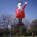 Helium inflatable man