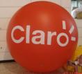 Giant red helium advertising balloon