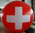 Red advertising balloon 10'