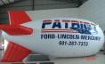 Advertising blimp for car dealer